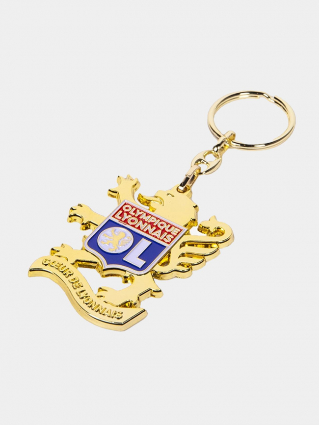 Porte-clé blason olympique lyonnais doré - OL