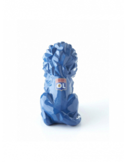 Statuette lion olympique lyonnais officielle bleu - OL