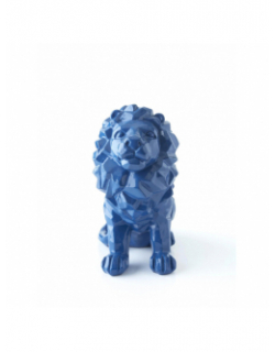 Statuette lion olympique lyonnais officielle bleu - OL