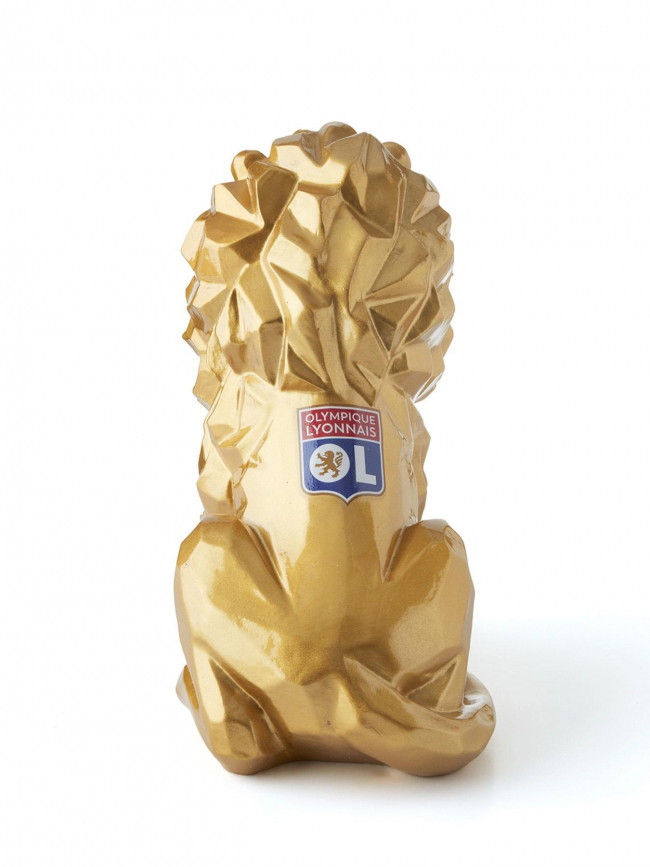 Statuette lion olympique lyonnais officielle doré - OL