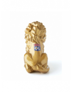 Statuette lion olympique lyonnais officielle doré - OL