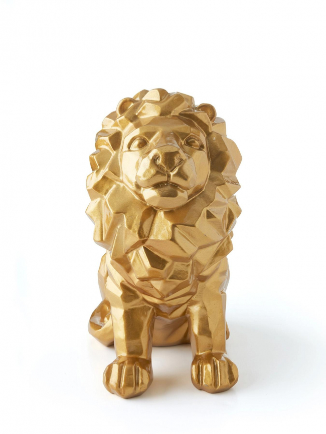 Statuette lion olympique lyonnais officielle doré - OL