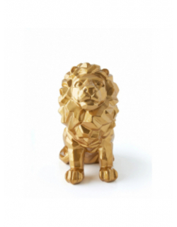 Statuette lion olympique lyonnais officielle doré - OL