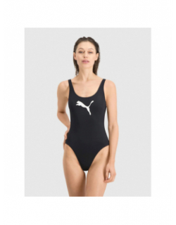 Maillot de bain 1 pièce logo noir femme - Puma