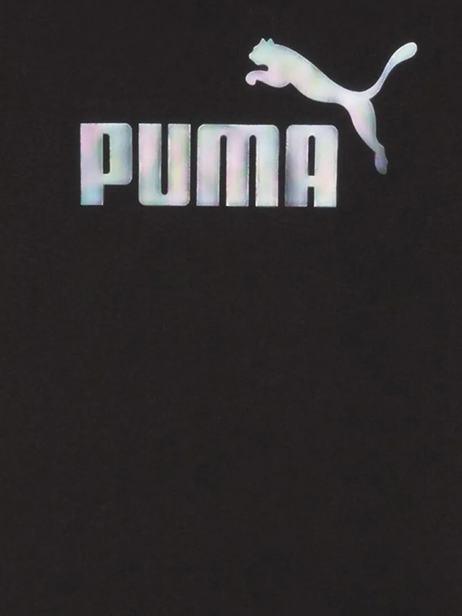 T-shirt graphic logo noir femme - Puma