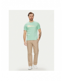 T-shirt brush logo vert d'eau homme - Calvin Klein