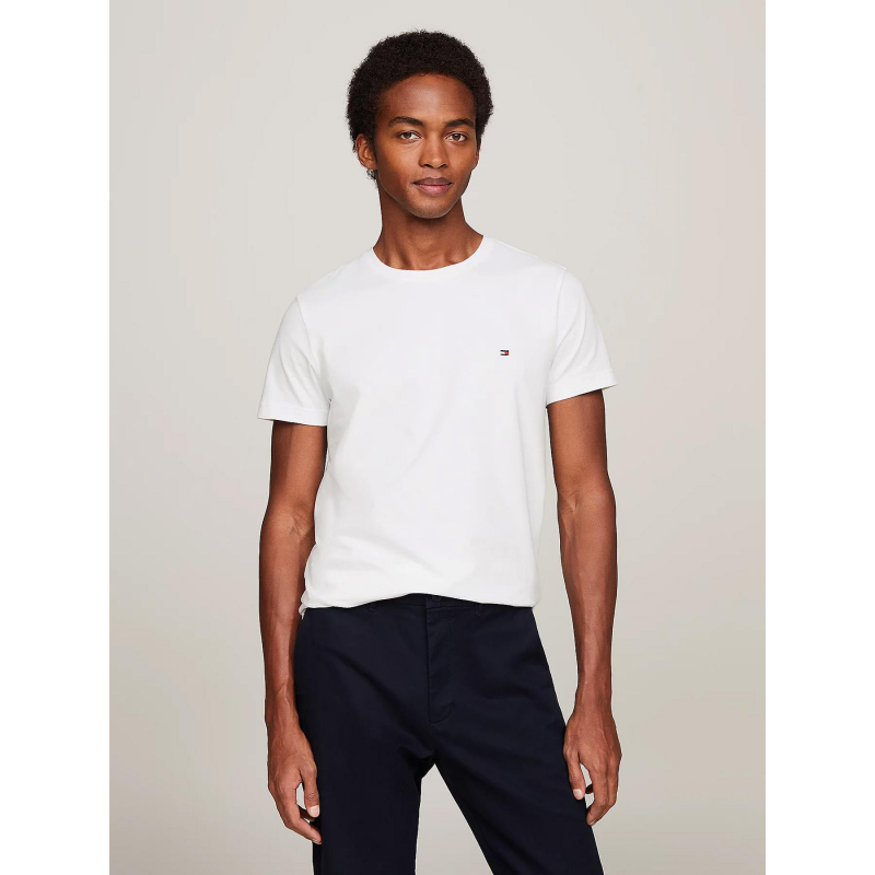 T-shirt core slim blanc homme - Tommy Hilfiger