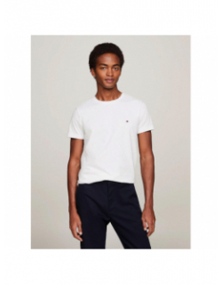T-shirt core slim blanc homme - Tommy Hilfiger