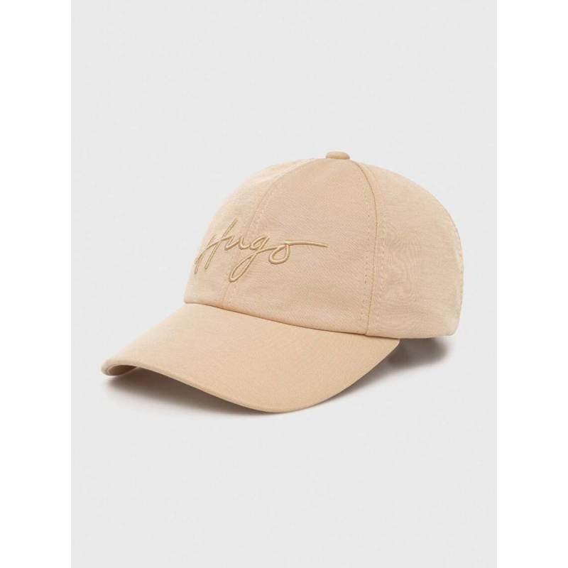 Casquette ally-j logo beige femme - Hugo