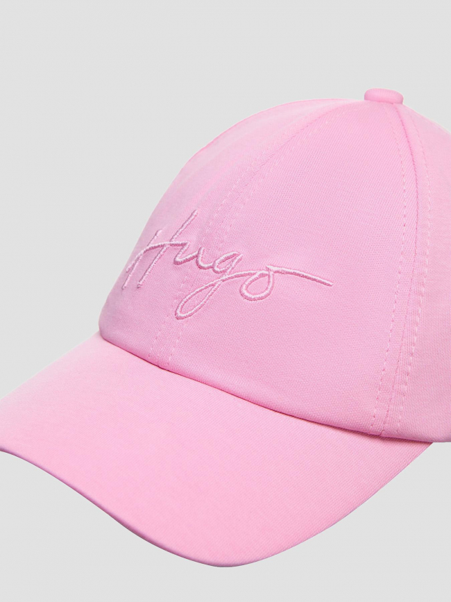 Casquette ally-j logo rose femme - Hugo