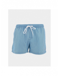 Short de bain rayé surf oslo bleu garçon - Lagon Bleu