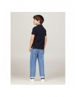 Polo monotype regular bleu marine enfant - Tommy Hilfiger