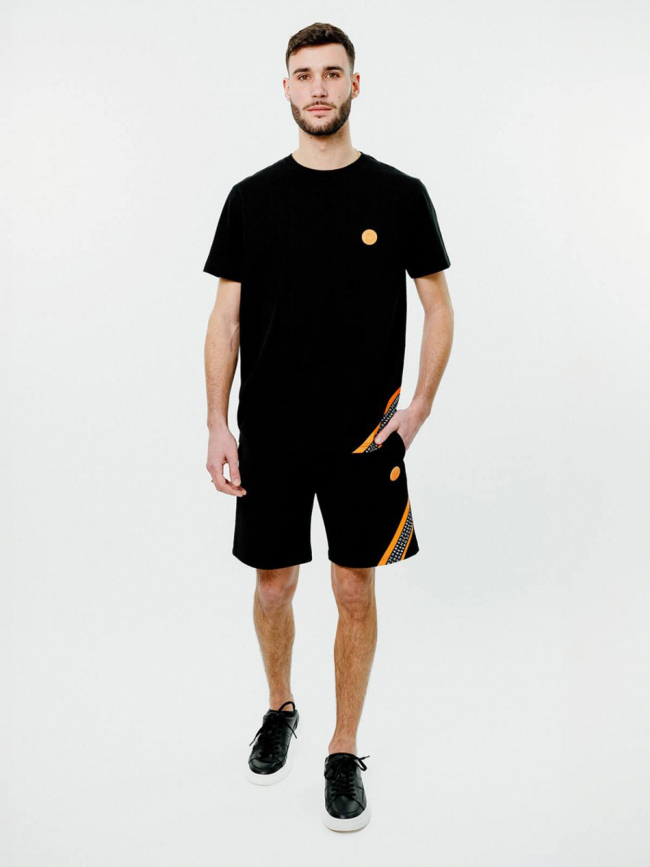 Short noir orange homme - Chabrand