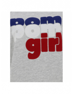 Pull bertie pompom girl gris femme - Only