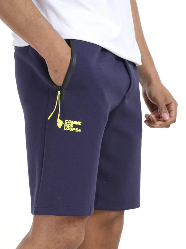 Short jogging wimbledon bleu nuit homme - Comme Des Loups