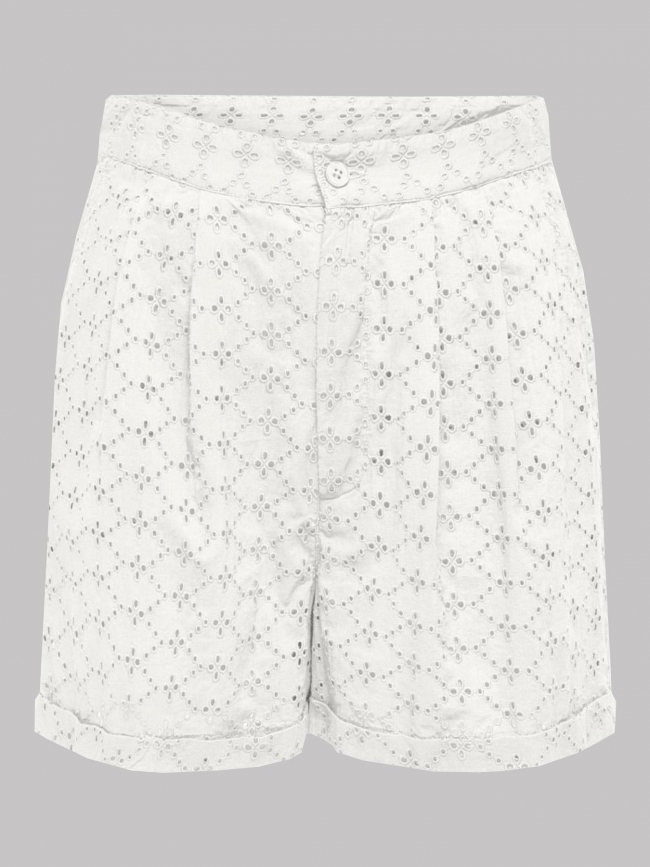 Short saldi emb broderie blanc femme - Only