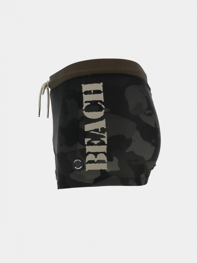 Short de bain camouflage kaki homme - Lemon Bay