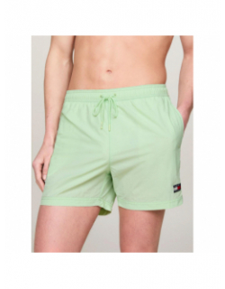 Short de bain crinkle nylon vert homme - Tommy Jeans