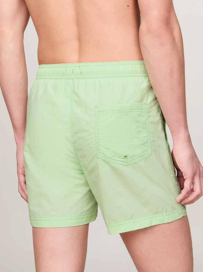 Short de bain crinkle nylon vert homme - Tommy Jeans