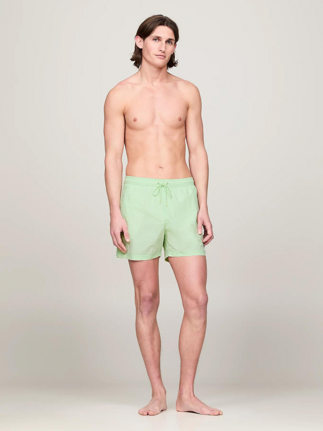 Short de bain crinkle nylon vert homme - Tommy Jeans