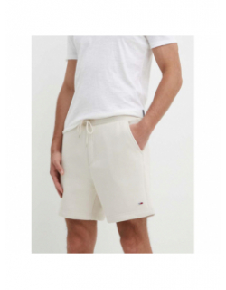 Short molletonné beach fleece beige homme - Tommy Jeans