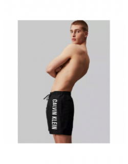 Short de bain medium drawstring noir homme - Calvin Klein