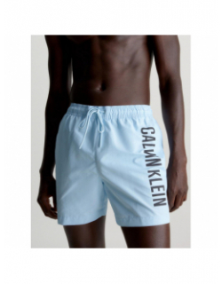 Short de bain medium drawstring bleu ciel homme - Calvin Klein