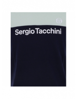 T-shirt grave co bicolore vert bleu homme - Sergio Tacchini