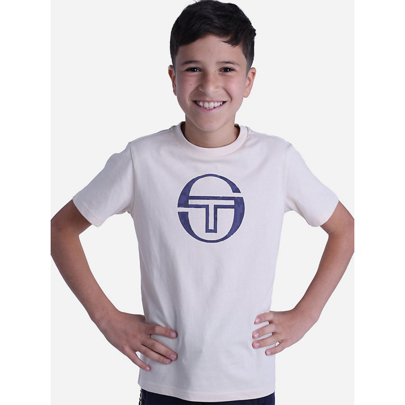 T-shirt pixel co beige enfant - Sergio Tacchini