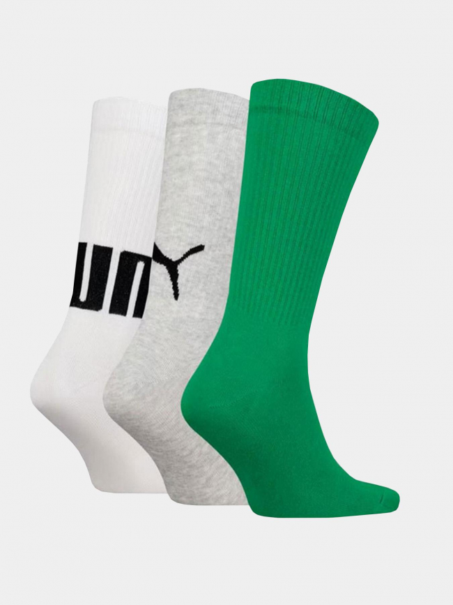 Lot de 3 paires de chaussettes logo blanc unisexe - Puma