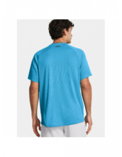 T-shirt uni tech texturé bleu homme - Under Armour