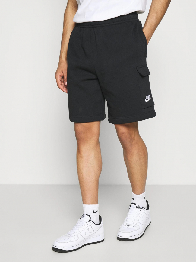 Short cargo nsw club noir homme - Nike