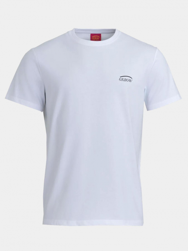 T-shirt steflo imprimé blanc homme - Oxbow