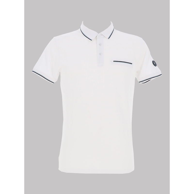 Polo manches courtes blanc homme - Sun Valley