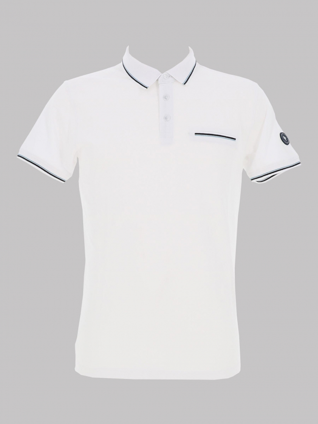 Polo manches courtes blanc homme - Sun Valley