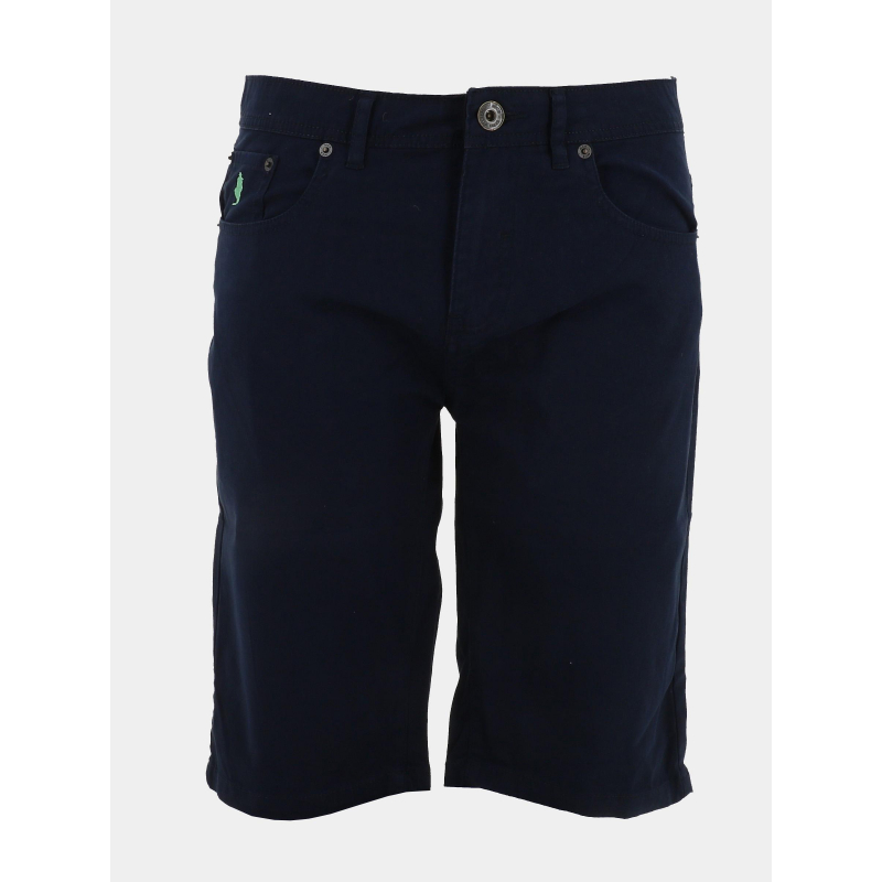 Bermuda 5 poches regular bleu marine homme - Mcs