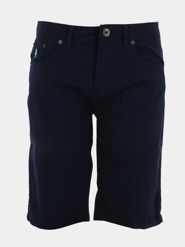 Bermuda 5 poches regular bleu marine homme - Mcs