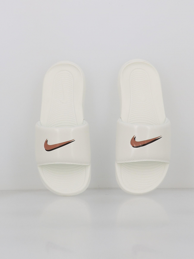 Claquettes victori one slide swoosh blanc femme - Nike