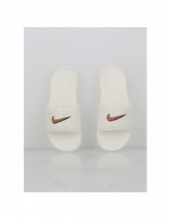 Claquettes victori one slide swoosh blanc femme - Nike