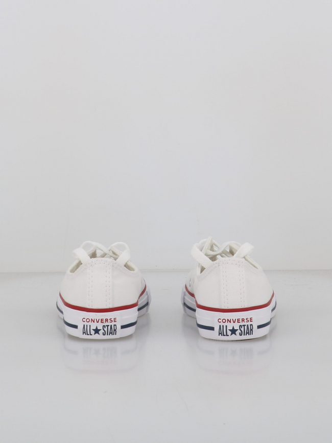 Baskets basses chuck taylor all star blanc enfant - Converse