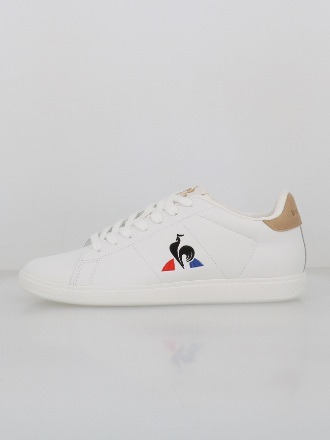 Baskets courtset 2 optical blanc homme Le Coq Sportif