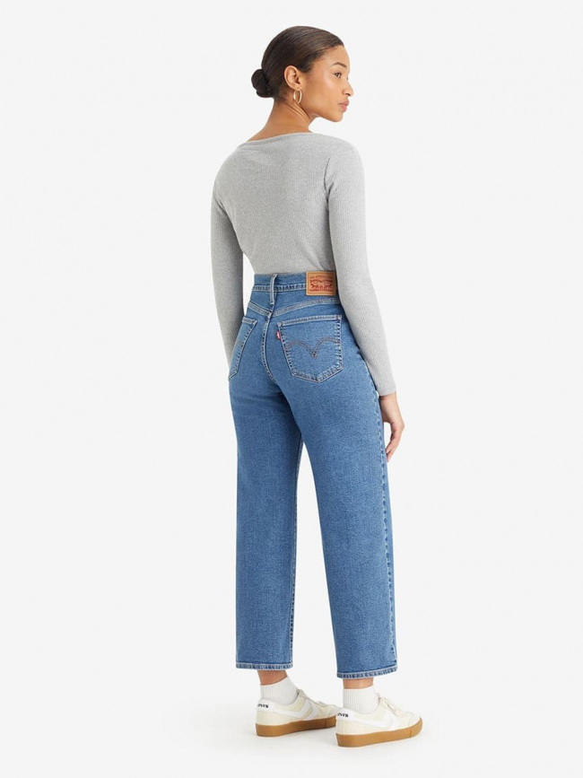 Jean large taille haute bleu femme - Levi's