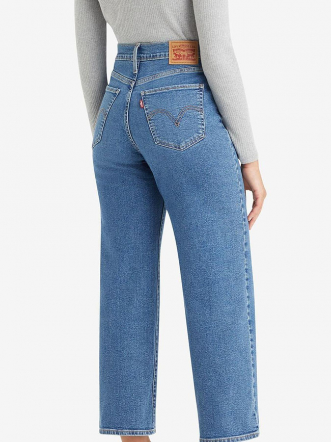 Jean large taille haute bleu femme - Levi's