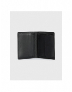 Portefeuille en cuir minimal focus bifold noir homme - Calvin Klein