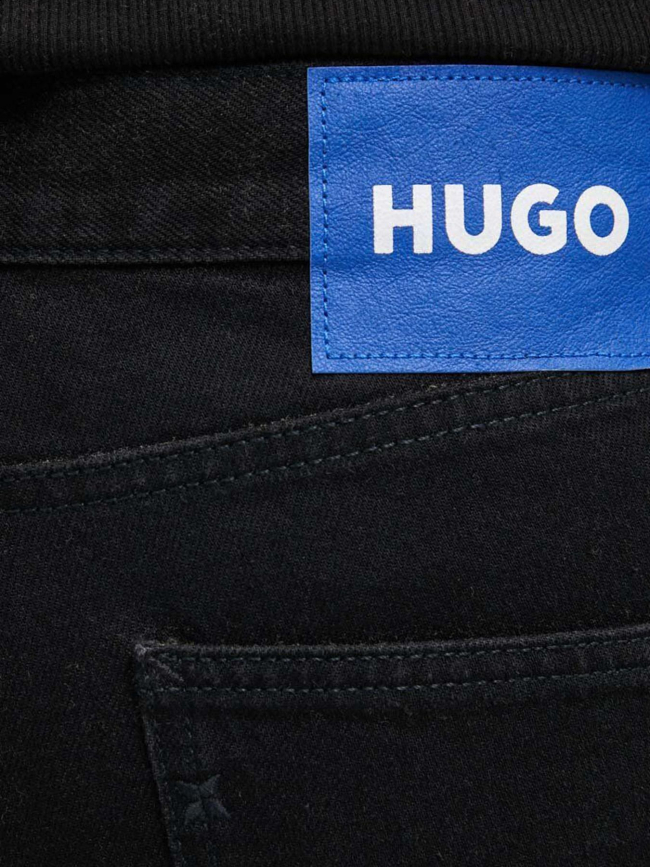 Jeans straight jonah noir homme - Hugo