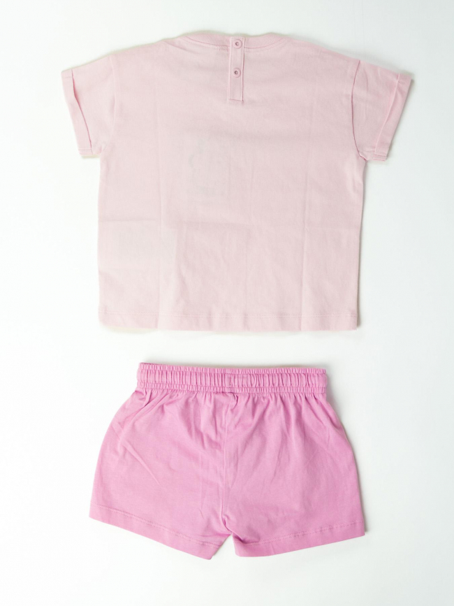 Ensemble t-shirt short happy rose bébé - Champion