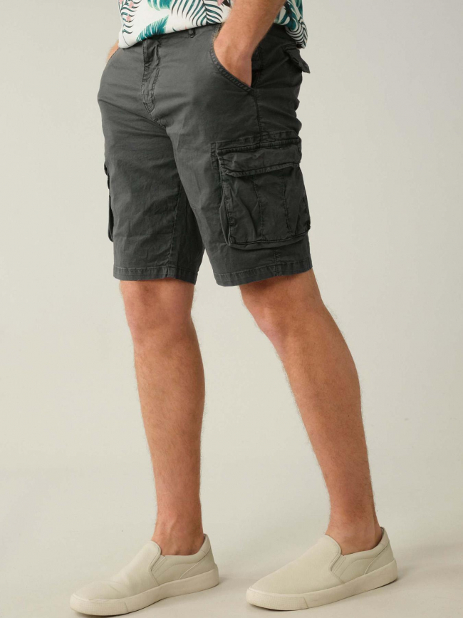 Short cargo slog gris homme - Deeluxe