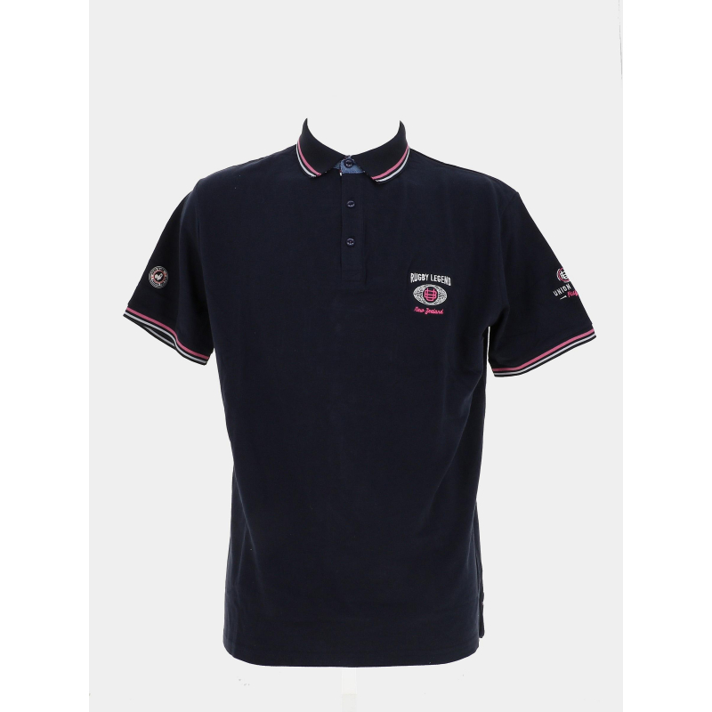 Polo kamate bleu marine homme - Union Black