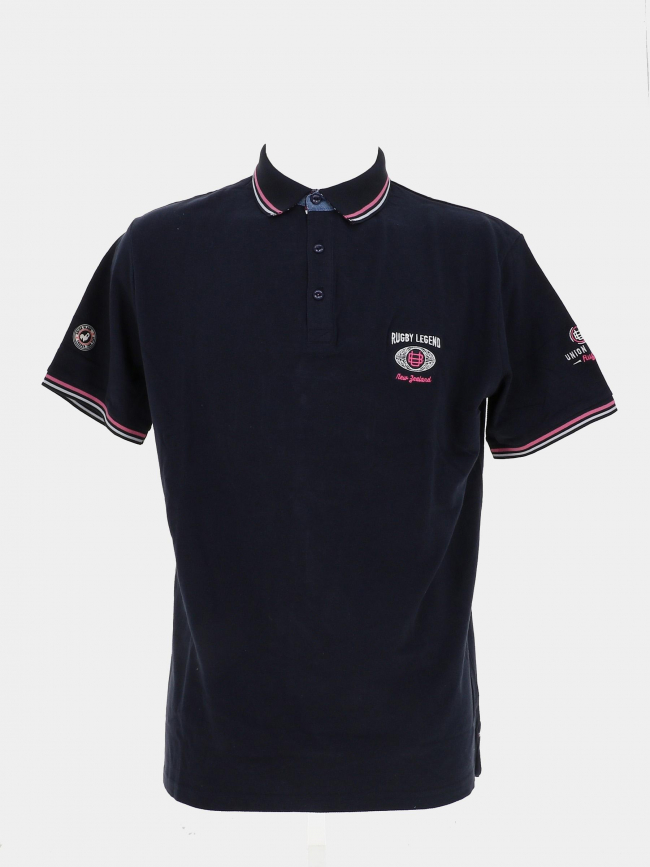 Polo kamate bleu marine homme - Union Black