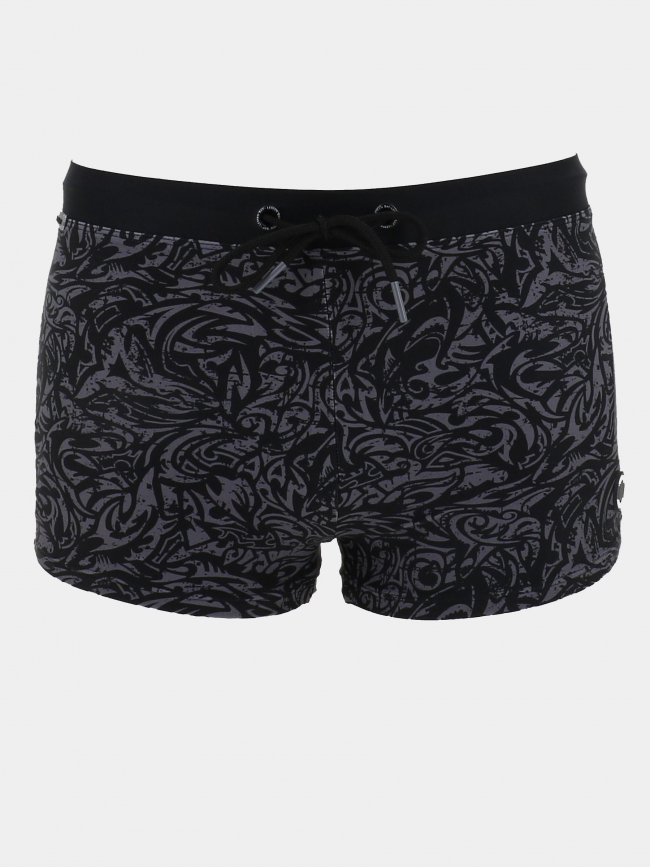 Boxer de bain camouflage noir homme - Lemon Bay